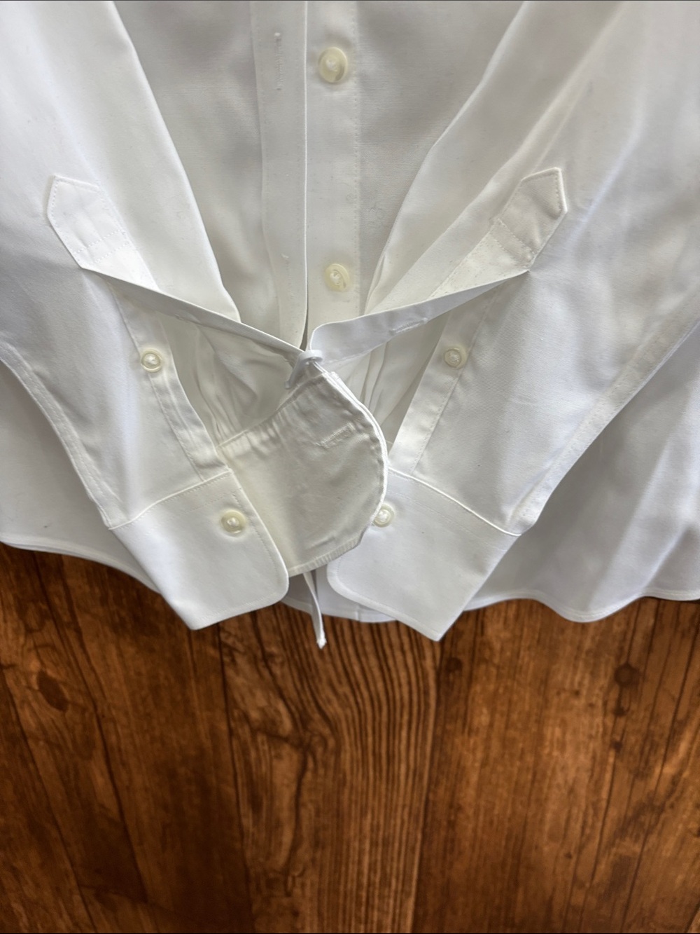 Brooks Brothers White Men's Dress Shirt - Point Collar - Picture 3 of 5